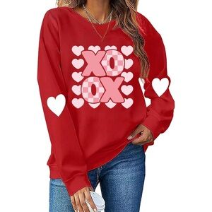 Red Heart XO Women's Top